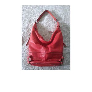 B Markowski Dark Pink [see pix] Leather Shoulder Bag